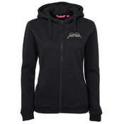 The Gear Shift - Ladies Fleecy Zip Hoodie